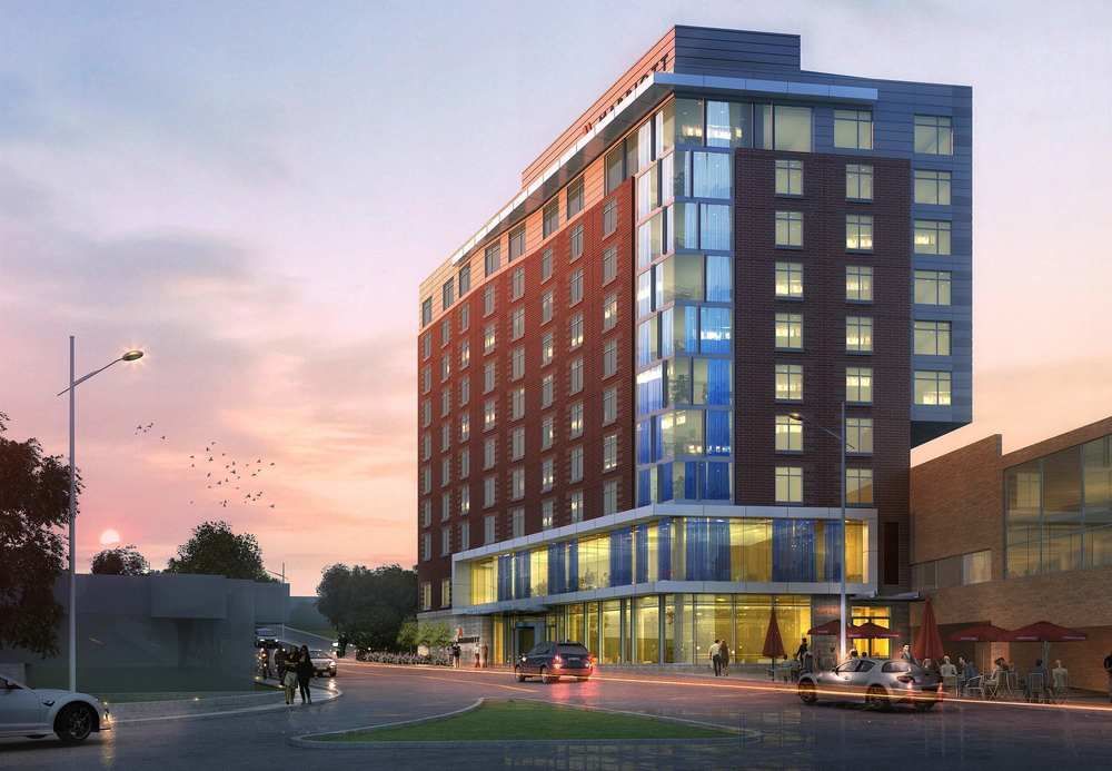 Ithaca Marriott Downtown On The Commons Hotell Exteriör bild